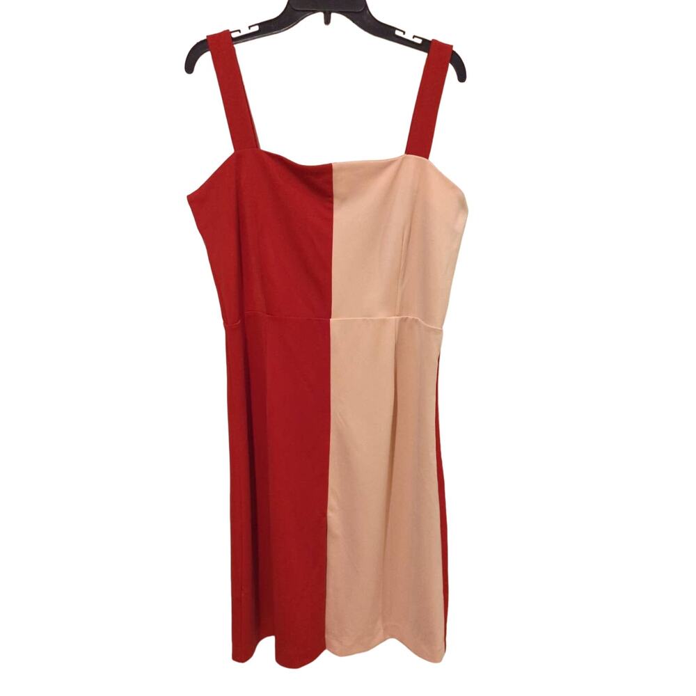 Alexia Admor Marissa Midi Dress, Red/Pink,NWOT, XL